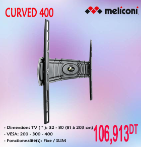 Support tv curved 400