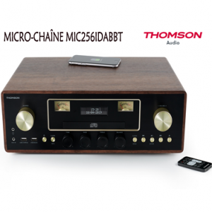 MICRO-CHAÎNE CD/MP3 /USB/DAB+ MIC256IDABBT